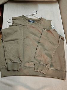 Forever 21 Cold Shoulder Sweatshirt