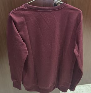 Floral Print Brown Sweater