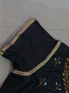 Black Designed Blouse