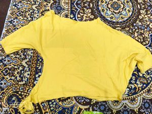 Yellow &#34;Sweet Girls&#34; Top
