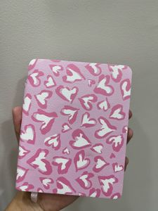 Pastel Pink Heart printed diary with ruled sheets
