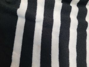 Striped Knit Pullover Sweater