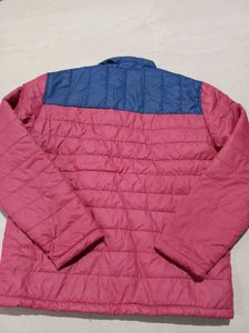 Stylish Color Block Padded Jacket, M Size