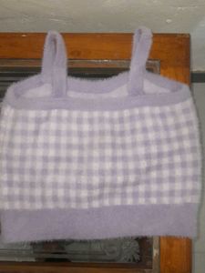 Cute lavender girl Crop Top