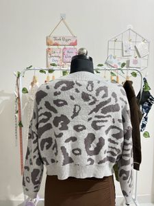 Animal Print Cardigan