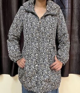 Patterned Hooded Jacket