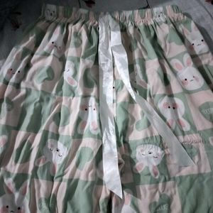 Cute Bunny Print Pajama Set