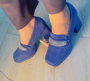 Royal Blue Embellish Heels 👠