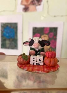 Pumpkin Moo Clay Calender