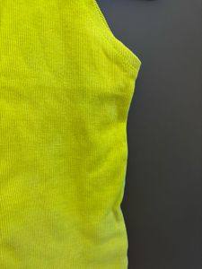 Yellow Knitted Tank Top