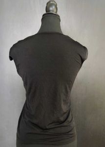 Olive Green Tie-Front Top