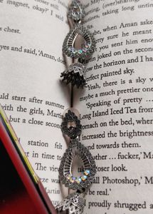 Boho Silver Jhumka Earrings