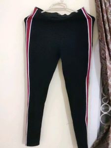 Rio Skinny Treggings With Contrast Side Taping