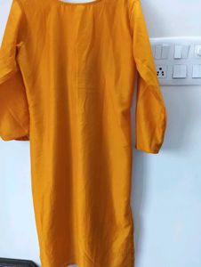 Grand Yellow Kurti.