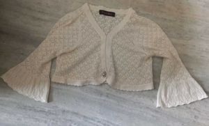 🌸Crochet Crop Cardigan