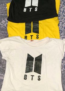 BTS crop top (Set of 3)✨