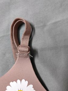 Aesthetic Super Soft Fabric Peach Bra👙