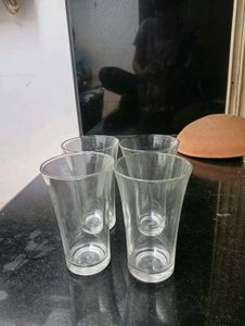 Set of 4 Glass Tumblers