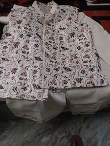 3 Piece Of Kurta, Pajma And Jacket