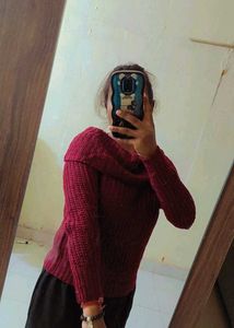 Maroon Color Pullover