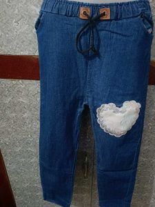 Girls Fancy Jeans Jagging
