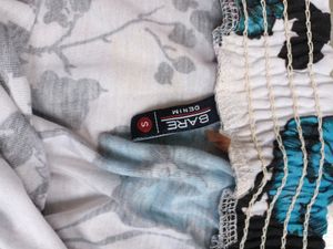 Y2k Pinterest Floral Cool Shoulder Top