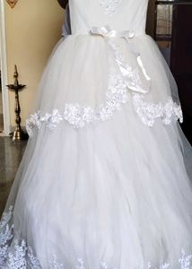 White Umbrella Gown