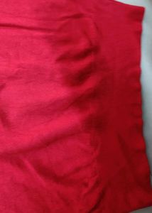 Red Knit High Neck