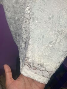 Lacy Top White | Size S