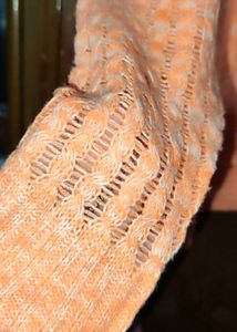 Peach Knit Sweater