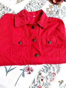 Red Denim Jacket