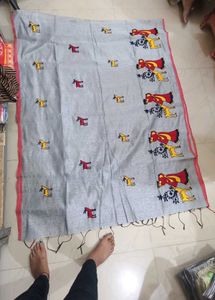 Figure Print Handloom Saree
