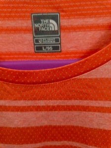 North Face Orange Luxury Unisex T Shirt