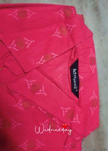 Elegant Pink Flare Kurta