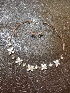 Fushion Choker And Earings Set