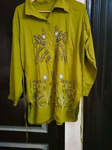 New Unused Beautiful Xxl Zardosi Work Cordset