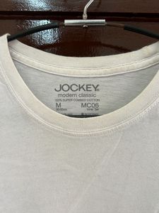 White Tshirt From Jockey