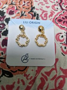 Lili Origin Gold Tone Earrings