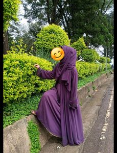 Shrug Style Abaya Pure Soft Georgette 3 pc