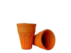 Clay Tea Cups (Kullad) (Pack Of 6)