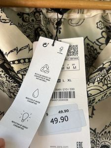 Zara Printed Casual Pants