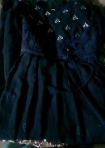 Embroidered long frocks