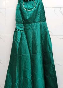 Elegant Green Ethnic Gown