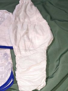 Traditional White Kurta Pajama With Embroidery