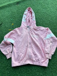Pink Zip-Up Hoodie