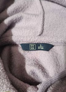 DAiSY women fleece printed hooded sweatshirt