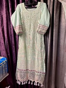 Elegant Embroidered Kurta Set