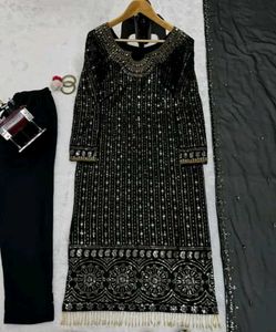 Sequence Work Kurta Set , Duppata Too Good