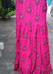 Floral Print Pink Dress