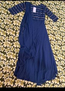 Beautiful Trendy Saree Gown For Diwali